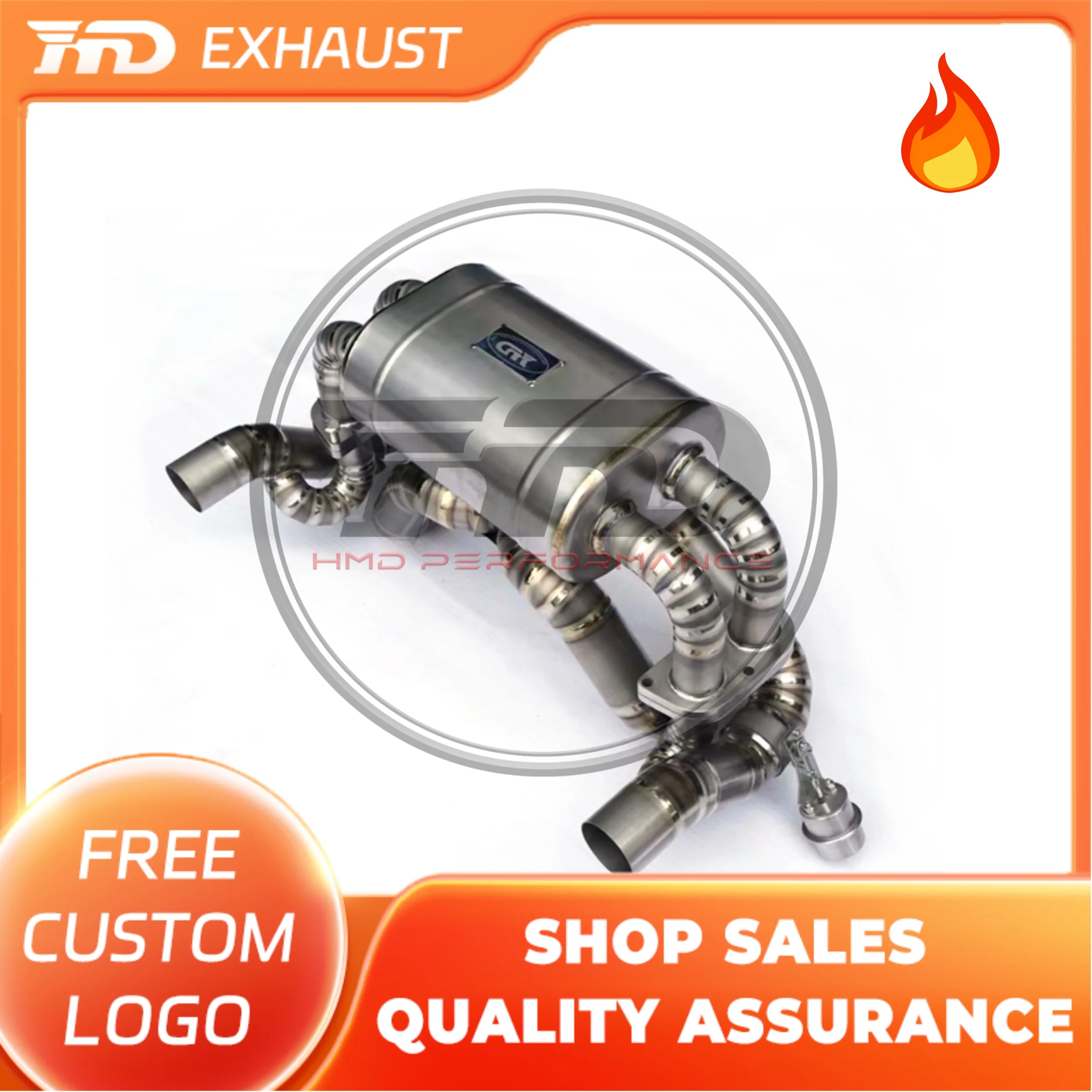 HMD Hot sale Titanium alloy Exhaust System Performance catback for Ferrari F430 Scuderia Valve Muffler
HMD Hot sale Titanium alloy Exhaust System Performance catback for Ferrari F430 Scuderia Valve Muffler