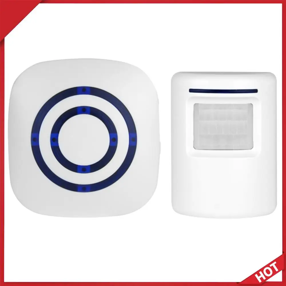 Беспроводной дверной звонок (EU/US Plug, 110-240В) с 38 мелодиями, сигнализацией и приемником-передатчиком для входной двери/ворот
Беспроводной дверной звонок (EU/US Plug, 110-240В) с 38 мелодиями, сигнализацией и приемником-передатчиком для входной двери/ворот