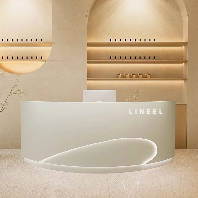 Luxury Furniture Office Reception For Beauty Salon Modern Counter Cashier Table Shop Service Hairdressing Hairdresser Executive
Luxury Furniture Office Reception For Beauty Salon Modern Counter Cashier Table Shop Service Hairdressing Hairdresser Executive