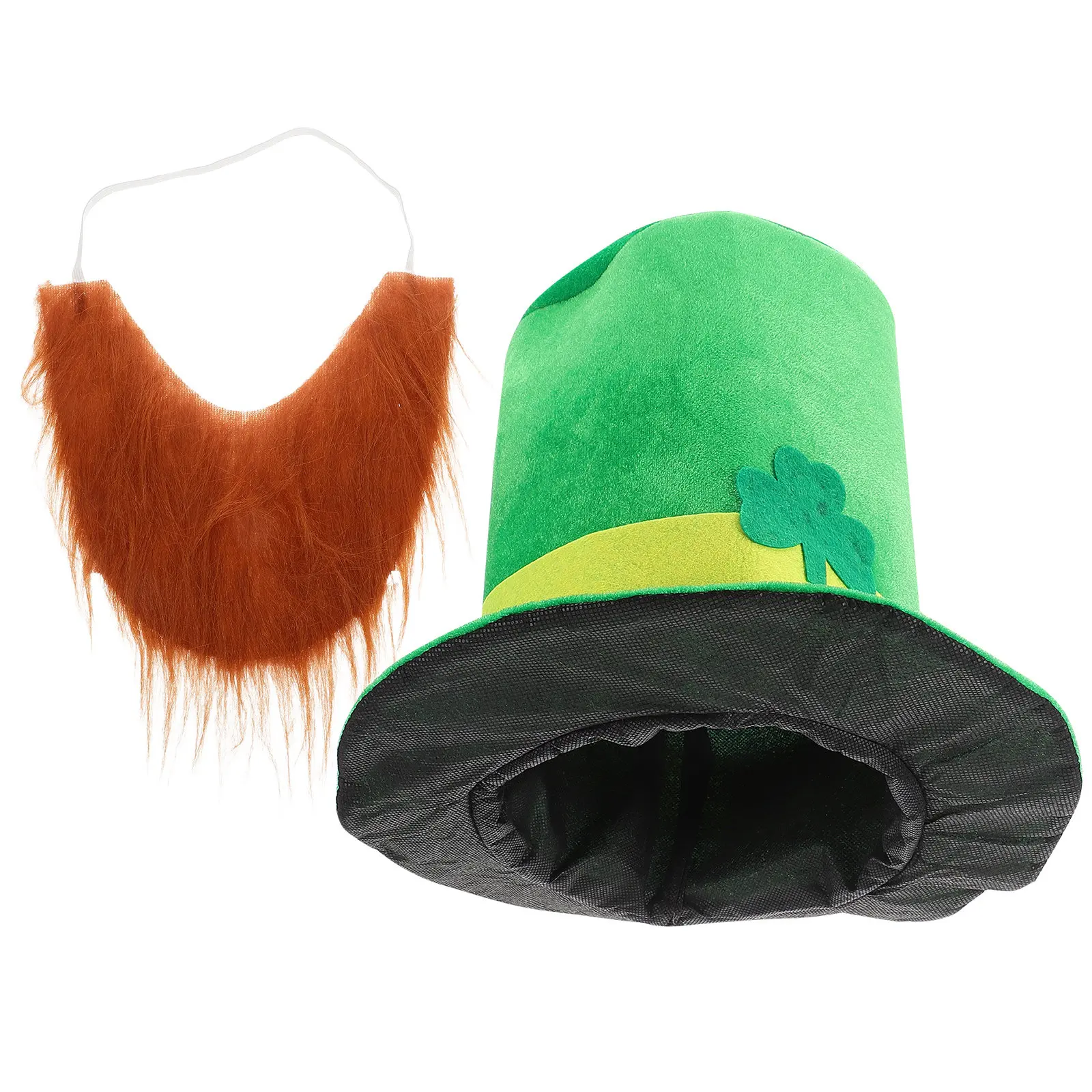 Green Top Hat with Shamrock and Beard St Patrick's Day Costume Accessory for Men Women Irish Festival Party Supplies Holiday
Green Top Hat with Shamrock and Beard St Patrick's Day Costume Accessory for Men Women Irish Festival Party Supplies Holiday