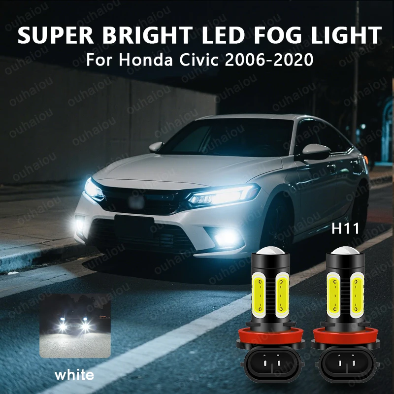 2pcs For Honda Civic 2006 2007 2008 2009 2010 2011-2020 H8 H11 Led Bulbs Fog Lights 2400LM 6000K 12V White Auto Light Bulbs
2pcs For Honda Civic 2006 2007 2008 2009 2010 2011-2020 H8 H11 Led Bulbs Fog Lights 2400LM 6000K 12V White Auto Light Bulbs
