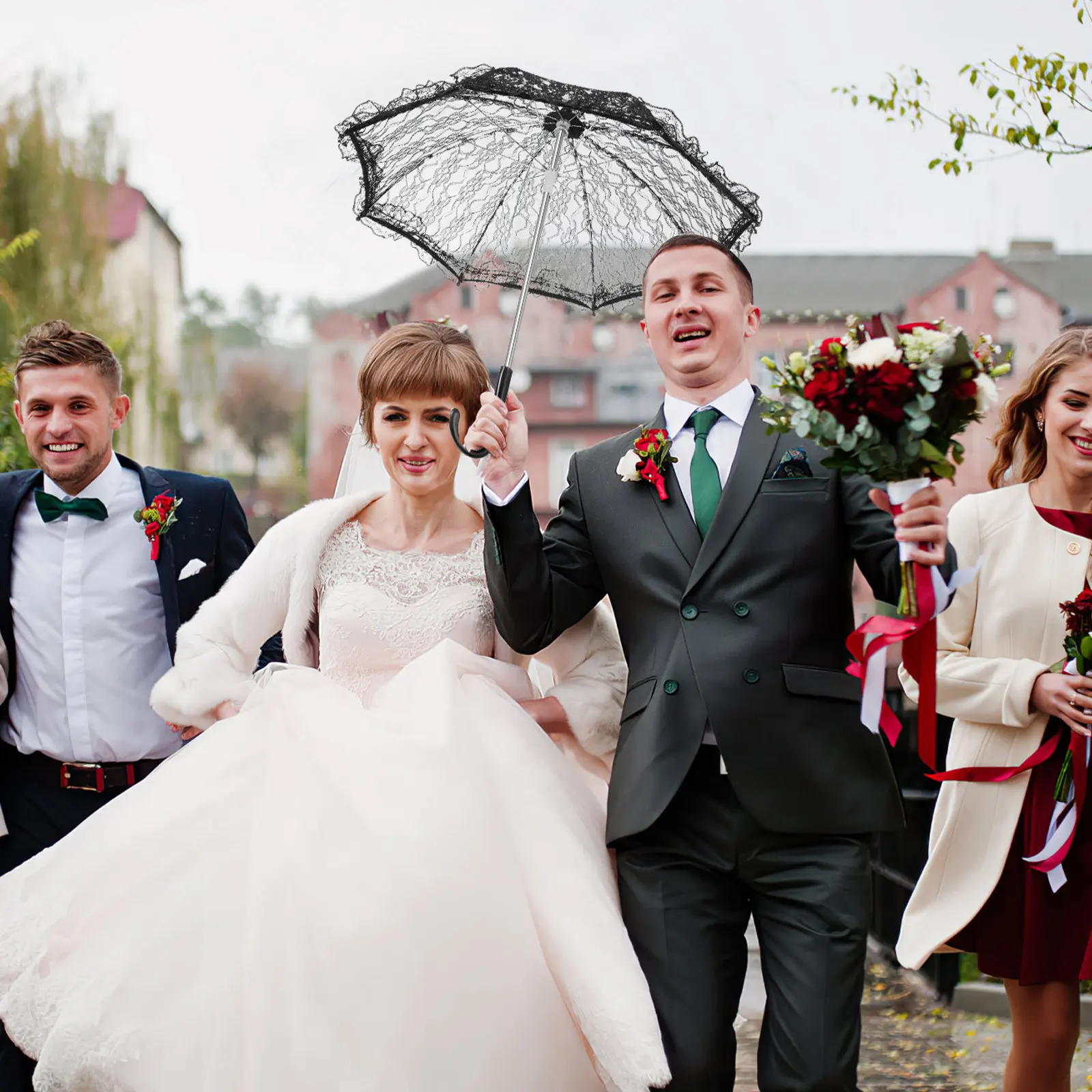 2Pcs Lace Parasol Black Vintage Embroidered Umbrella Bridal Wedding Photography Party Prop Elegant Decorative Parasol Festival
2Pcs Lace Parasol Black Vintage Embroidered Umbrella Bridal Wedding Photography Party Prop Elegant Decorative Parasol Festival