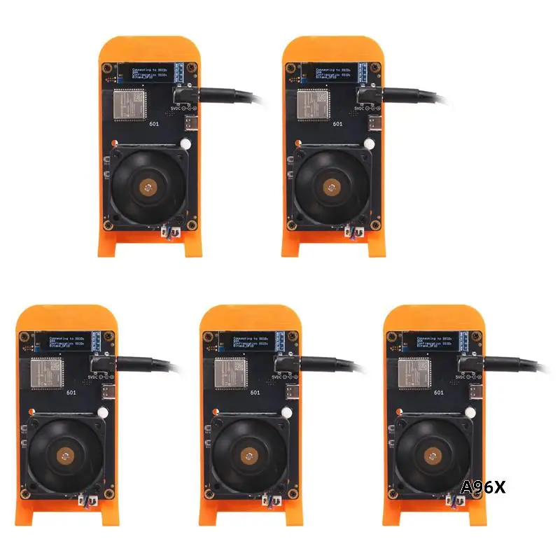 5X Bitaxe Gamma 601 Solo Miner 1,2TH/S BM1370 Asic Chip 18 Вт от Antminer S21 Pro Bitcoin BTC Miner с кронштейном AU Plug
5X Bitaxe Gamma 601 Solo Miner 1,2TH/S BM1370 Asic Chip 18 Вт от Antminer S21 Pro Bitcoin BTC Miner с кронштейном AU Plug