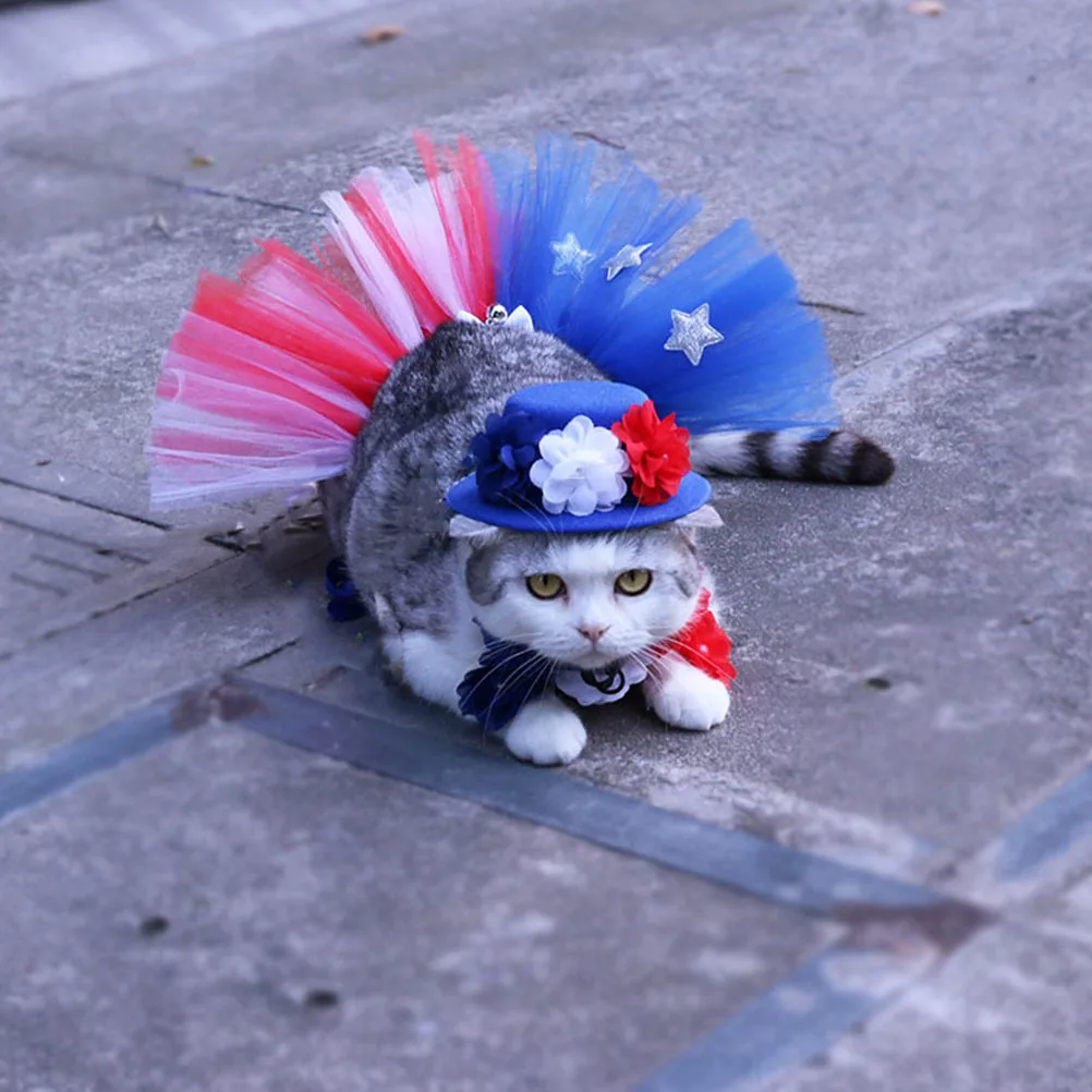 Pet Dressing Supplies Dog Costumes Independence Day Skirt Flag Puppy Patriotic Mesh Outfits American Flag Costume National Day
Pet Dressing Supplies Dog Costumes Independence Day Skirt Flag Puppy Patriotic Mesh Outfits American Flag Costume National Day