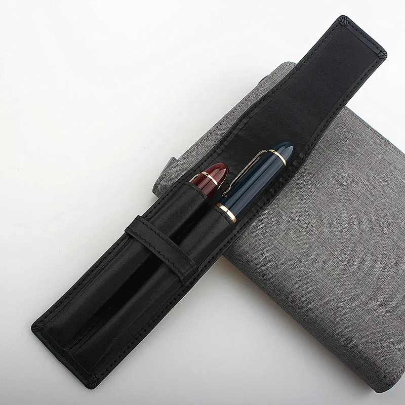 PU Leather Pen Protection Cover 2 Slots Pencil Case FOUNTAIN PEN BAG Writing Materials Stationery Office School Supplies
PU Leather Pen Protection Cover 2 Slots Pencil Case FOUNTAIN PEN BAG Writing Materials Stationery Office School Supplies
