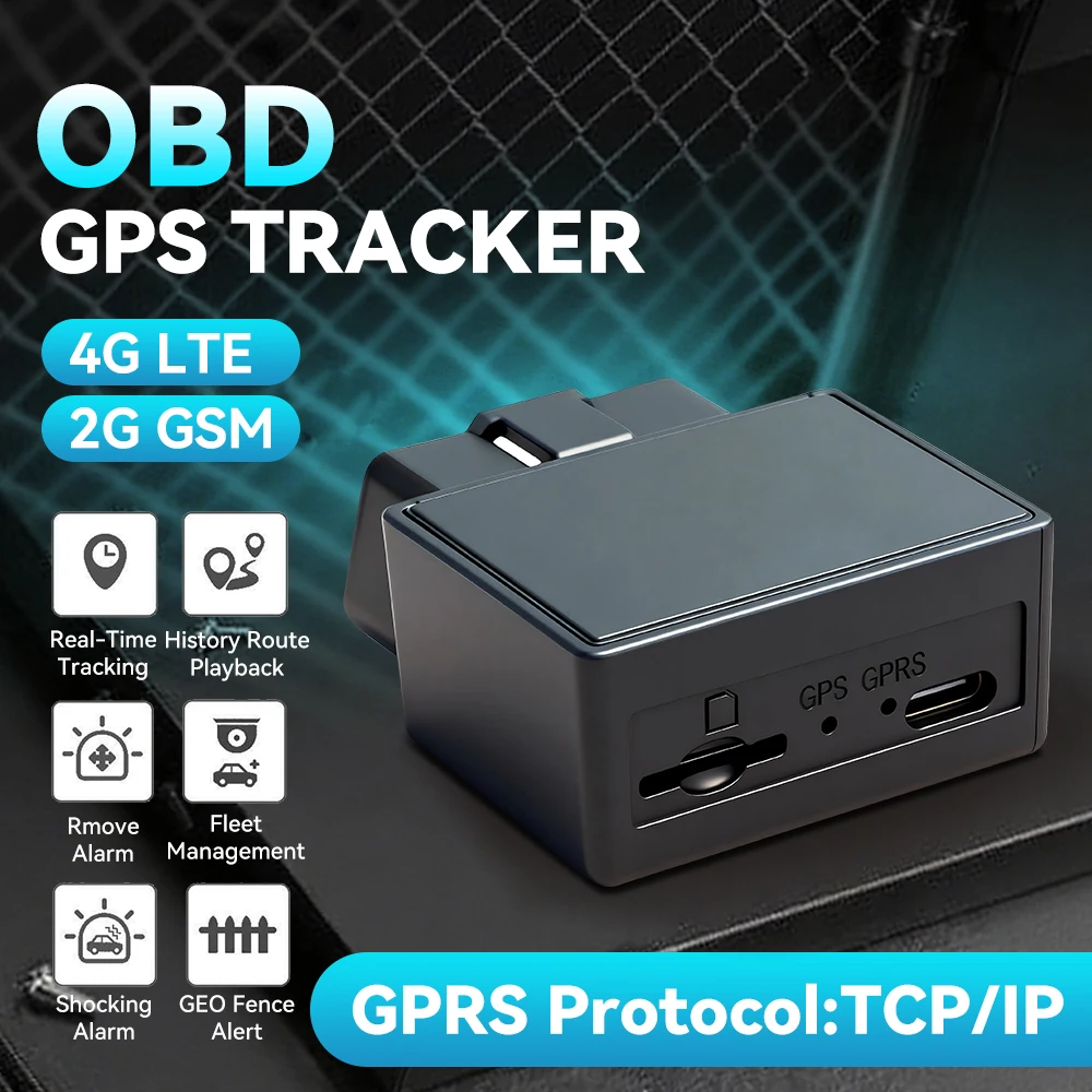4G Car OBD GPS Tracker 9V-36VDC Auto Truck GPS Locator Plug&Play Anti-Theft Alarm GPS Tracking Device SMS Call Geofence Locator
4G Car OBD GPS Tracker 9V-36VDC Auto Truck GPS Locator Plug&Play Anti-Theft Alarm GPS Tracking Device SMS Call Geofence Locator