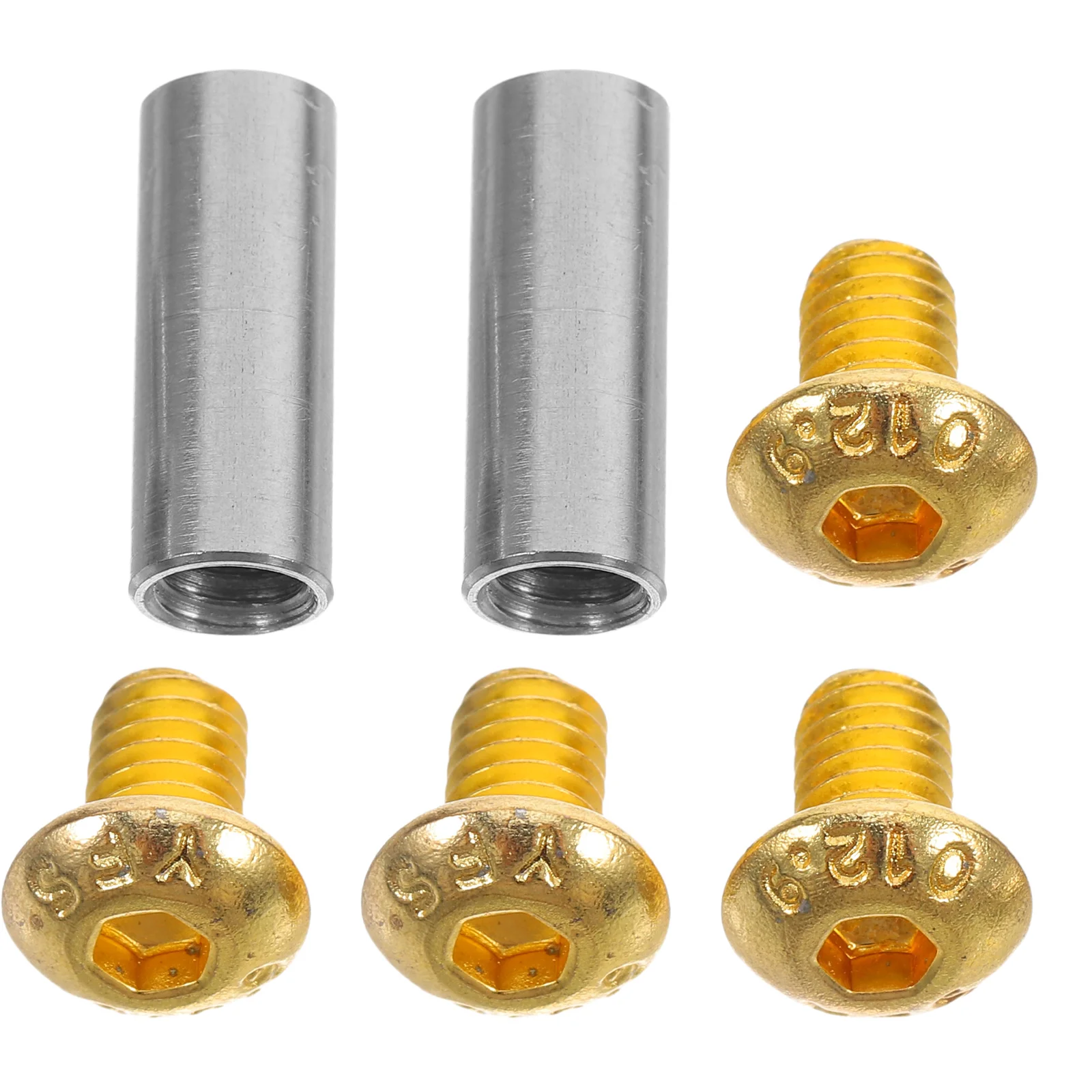 2Pcs Knife Handle Rivets Brass Material Sturdy Round Head Fasteners for DIY Kitchen Knife Repair Tool Accessory
2Pcs Knife Handle Rivets Brass Material Sturdy Round Head Fasteners for DIY Kitchen Knife Repair Tool Accessory