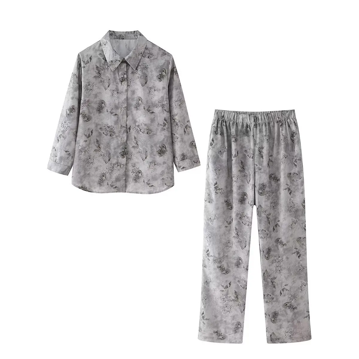 2024 Embroidery Long Pants Sets Satin Silk Pajamas for Women Fashion Shirts Top Women's Sleepwear Two Piece Set Pjs Women Outfit
2024 Embroidery Long Pants Sets Satin Silk Pajamas for Women Fashion Shirts Top Women's Sleepwear Two Piece Set Pjs Women Outfit