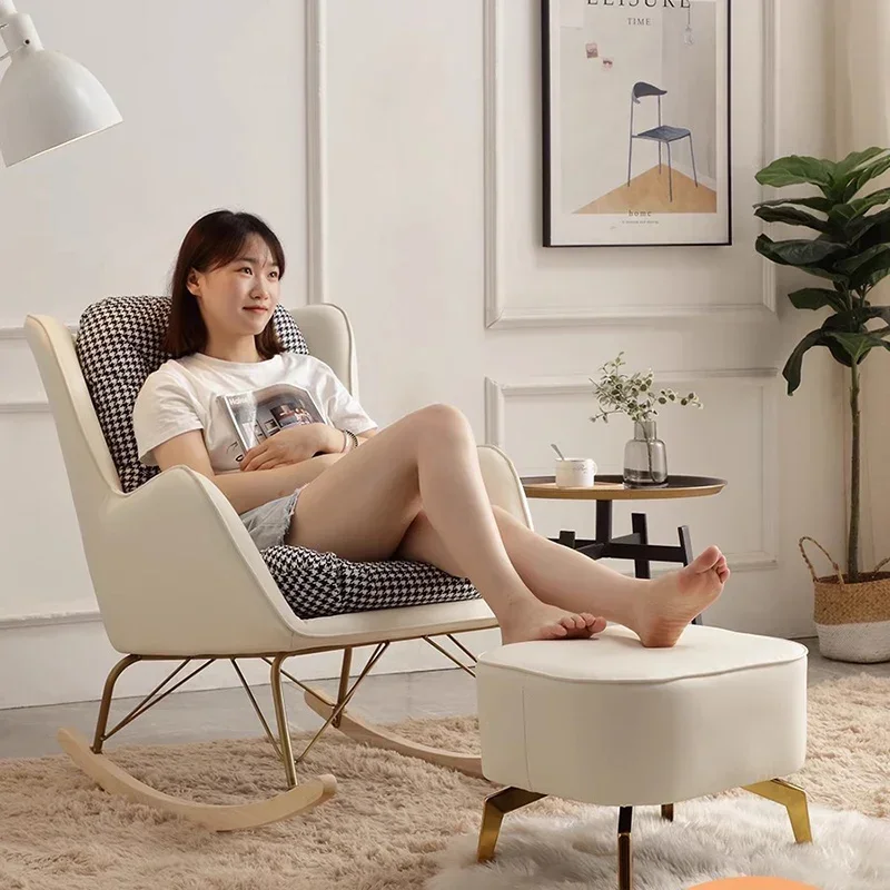 Lounge Rocking Living Room Chairs Accent Office Recliner Designer Tumbonas Chairs Luxury Throne Reading Poltrona Home Furniture
Lounge Rocking Living Room Chairs Accent Office Recliner Designer Tumbonas Chairs Luxury Throne Reading Poltrona Home Furniture