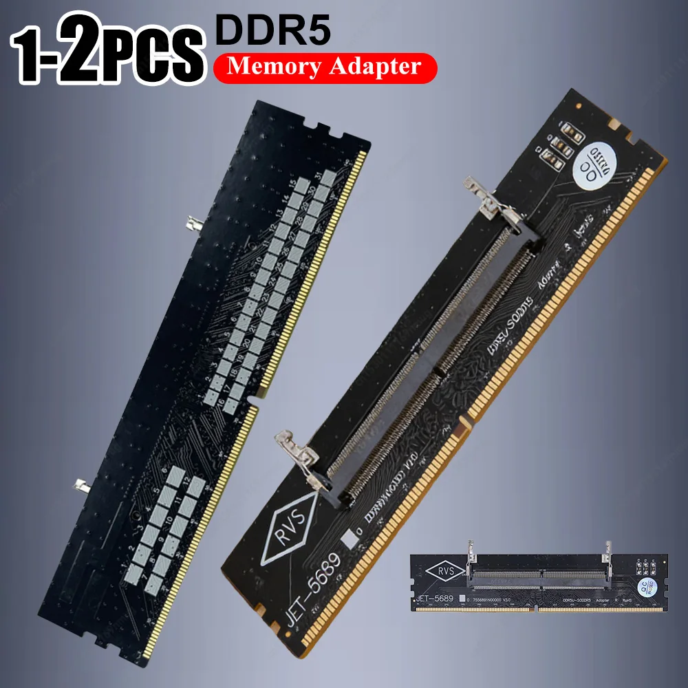 DDR5 Laptop To Desktop 5th Generation UDIMM Adapter Card Multi-Purpose Test Protect Adapter for PC Computer DIY Accessory
DDR5 Laptop To Desktop 5th Generation UDIMM Adapter Card Multi-Purpose Test Protect Adapter for PC Computer DIY Accessory
