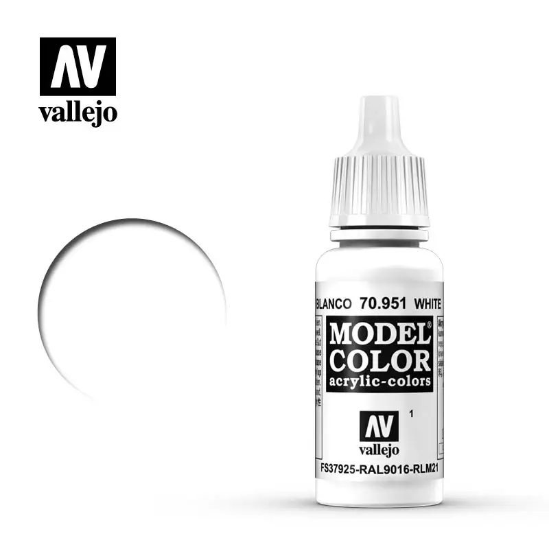 Vallejo Spain AV70951 001 матовая белая модель на водной основе ручная роспись FS37925 RAL9016 окрашивание вручную Военная
Vallejo Spain AV70951 001 матовая белая модель на водной основе ручная роспись FS37925 RAL9016 окрашивание вручную Военная