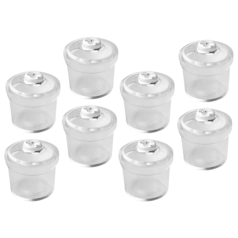 8Pcs Mini PVC Candy Jar Simulation Decoration Creative House Ornaments Micro Landscape Supplies Playing House Props
8Pcs Mini PVC Candy Jar Simulation Decoration Creative House Ornaments Micro Landscape Supplies Playing House Props