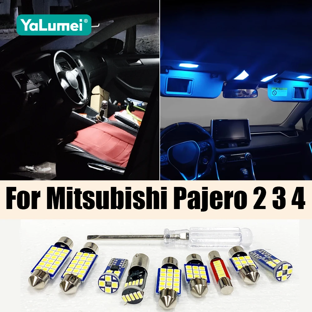 Car Interior LED Lights For Mitsubishi Pajero 2 3 4 Montero Shogun MK2 MK3 MK4 V20 V60 V80 V73 V93 1990-2020 Accessories Canbus
Car Interior LED Lights For Mitsubishi Pajero 2 3 4 Montero Shogun MK2 MK3 MK4 V20 V60 V80 V73 V93 1990-2020 Accessories Canbus