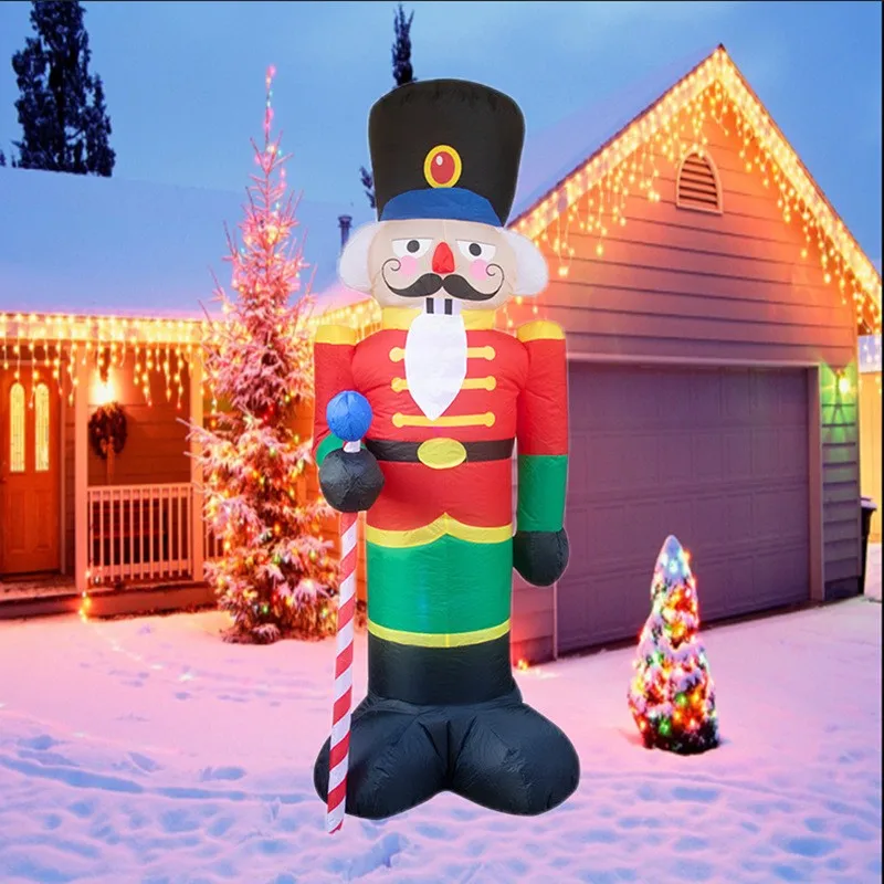 2.4m, 8ft Inflatable Christmas Model, Lde Glow-In-The-Dark, Standing Nutcracker Soldiers, Royal Guards, Festive Atmosphere Props
2.4m, 8ft Inflatable Christmas Model, Lde Glow-In-The-Dark, Standing Nutcracker Soldiers, Royal Guards, Festive Atmosphere Props