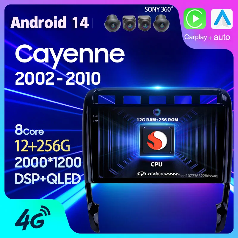 Автомагнитола Carplay на Android 14 для Porsche Cayenne I 1 9PA 2002-2010, автомобильное радио, GPS-навигация, головное устройство, DSP плеер, 2 Din стерео видео
Автомагнитола Carplay на Android 14 для Porsche Cayenne I 1 9PA 2002-2010, автомобильное радио, GPS-навигация, головное устройство, DSP плеер, 2 Din стерео видео