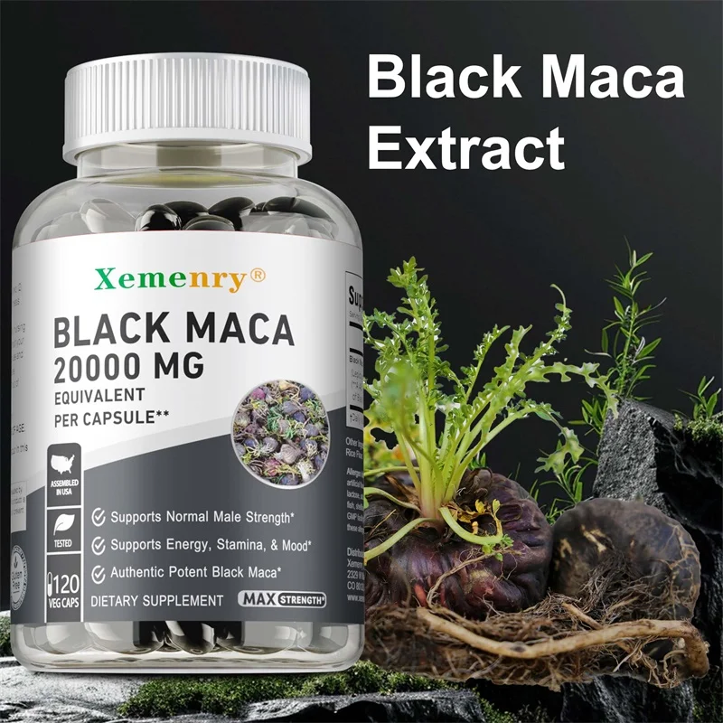Black Maca Root Supplement - Enhance Male Strength, Explosiveness, Regulate Mood, Super Absorption, Improve Athletic Performance
Black Maca Root Supplement - Enhance Male Strength, Explosiveness, Regulate Mood, Super Absorption, Improve Athletic Performance
