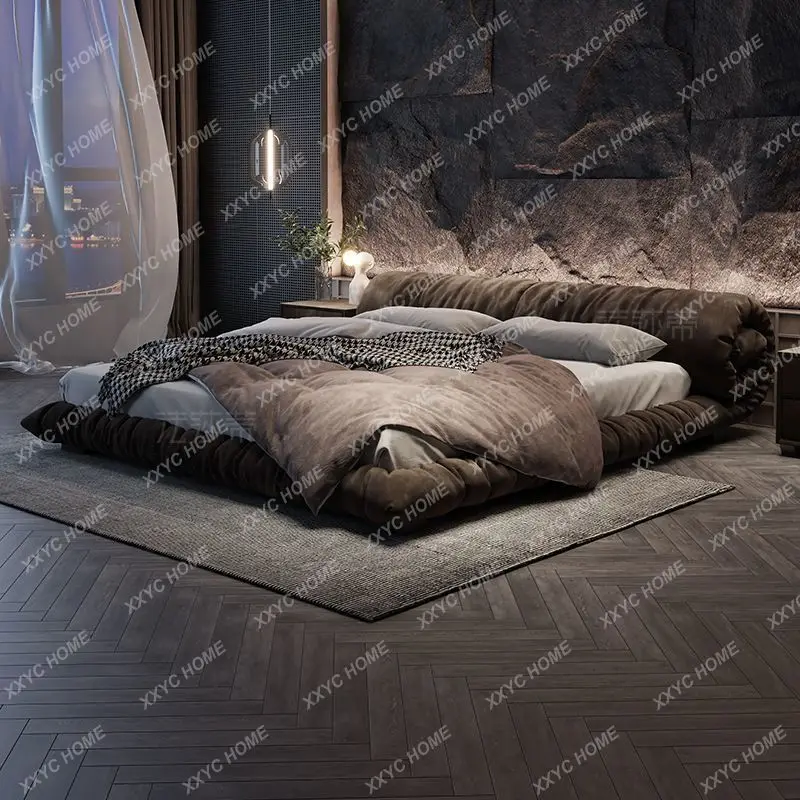 Тканевая кровать LXHousehold с защитой от когтей, в стиле ваби-саби, для главной спальни, современная, простая, двуспальная.
Тканевая кровать LXHousehold с защитой от когтей, в стиле ваби-саби, для главной спальни, современная, простая, двуспальная.