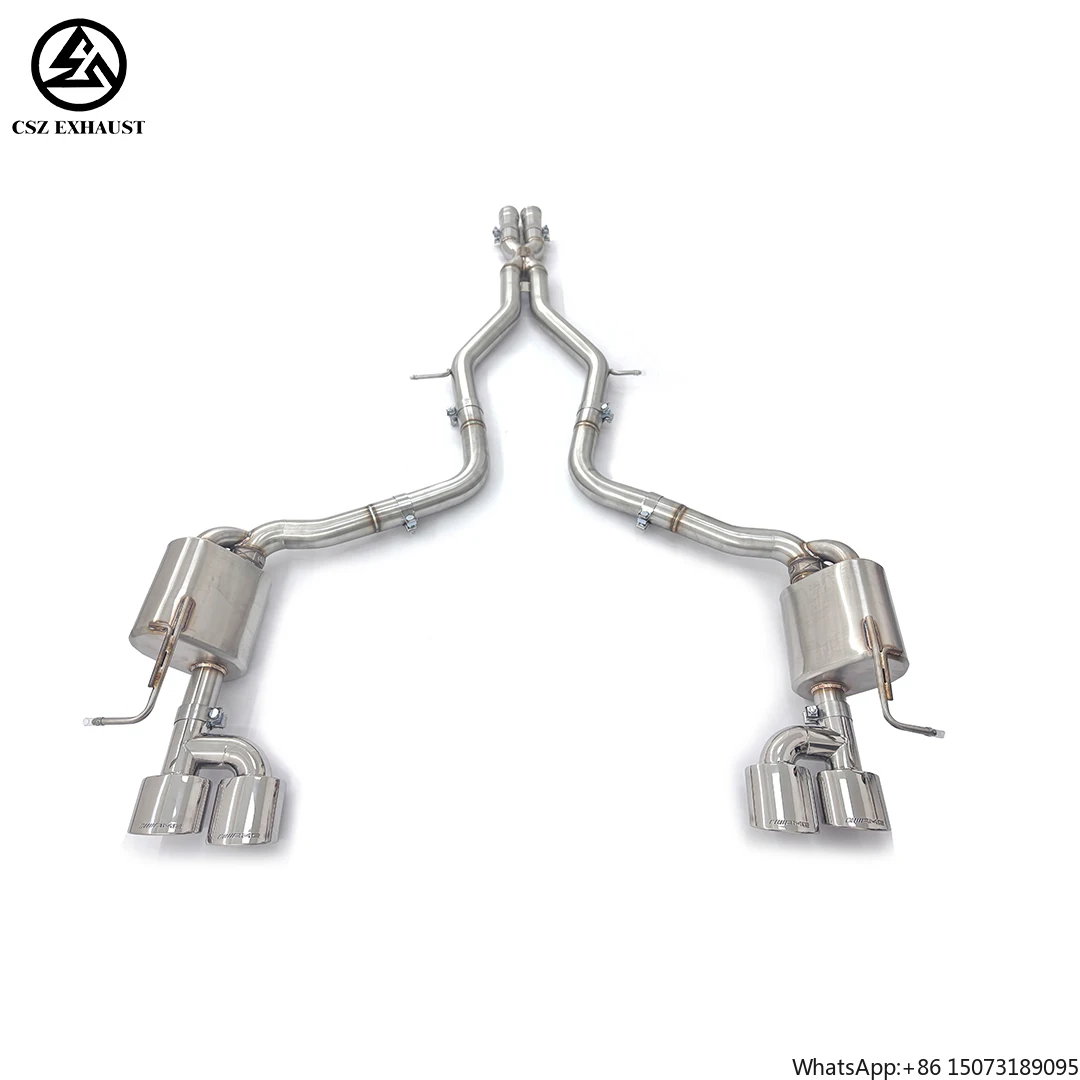 CSZ Stainless Steel Valved Catback Exhaust for Mercedes-E55 Exhaust Tips Remote Control Valved Exhaust System
CSZ Stainless Steel Valved Catback Exhaust for Mercedes-E55 Exhaust Tips Remote Control Valved Exhaust System