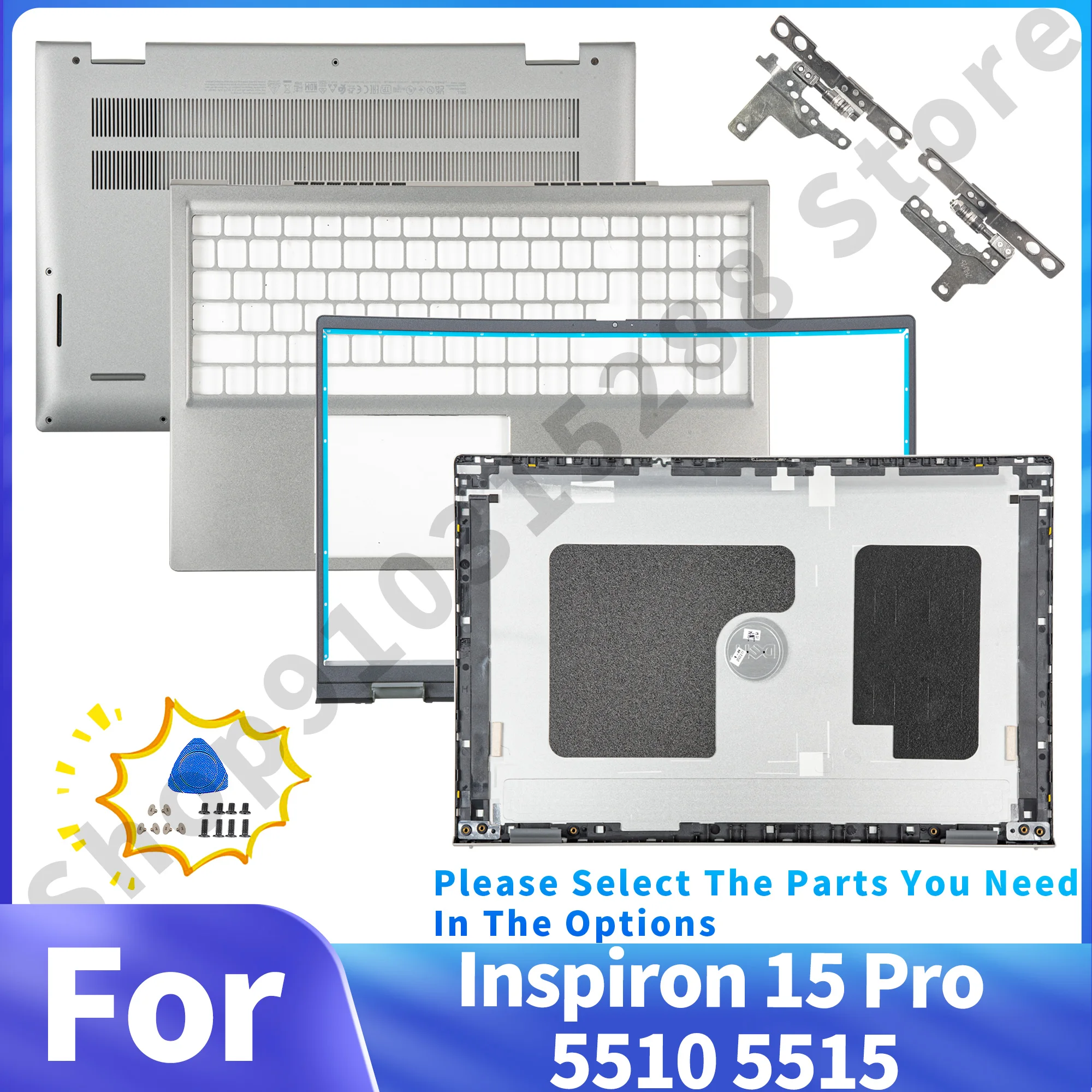 Корпус для Inspiron 15 Pro 5510 5515, алюминиевая задняя крышка, передняя панель, упор для рук, нижние петли корпуса 0CHFVW 05WK5X 06P0TG
Корпус для Inspiron 15 Pro 5510 5515, алюминиевая задняя крышка, передняя панель, упор для рук, нижние петли корпуса 0CHFVW 05WK5X 06P0TG