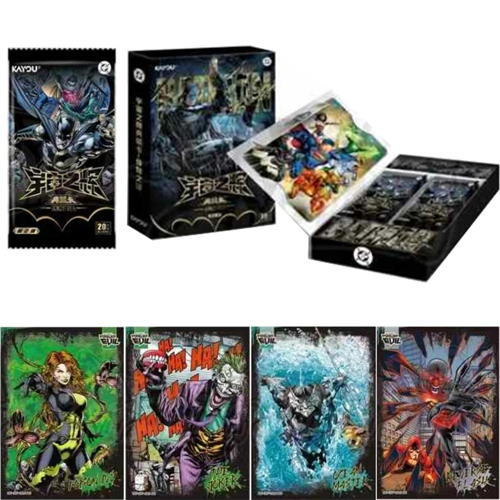 KAYOU Original DC Card Universe Glory Legendary Superman Batman Wonder Woman Evil Squad Movie Anime Collection Card Toys Gifts
KAYOU Original DC Card Universe Glory Legendary Superman Batman Wonder Woman Evil Squad Movie Anime Collection Card Toys Gifts