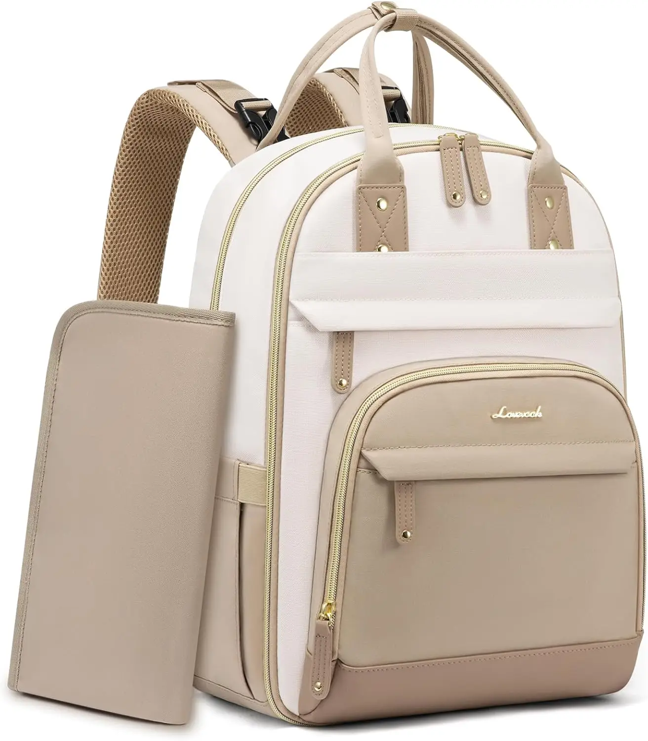 Большой рюкзак для подгузников с пеленальной подушечкой, водонепроницаемая детская сумка для родителей, изолированные карманы и пряжки для коляски бежевого цвета хаки
Большой рюкзак для подгузников с пеленальной подушечкой, водонепроницаемая детская сумка для родителей, изолированные карманы и пряжки для коляски бежевого цвета хаки