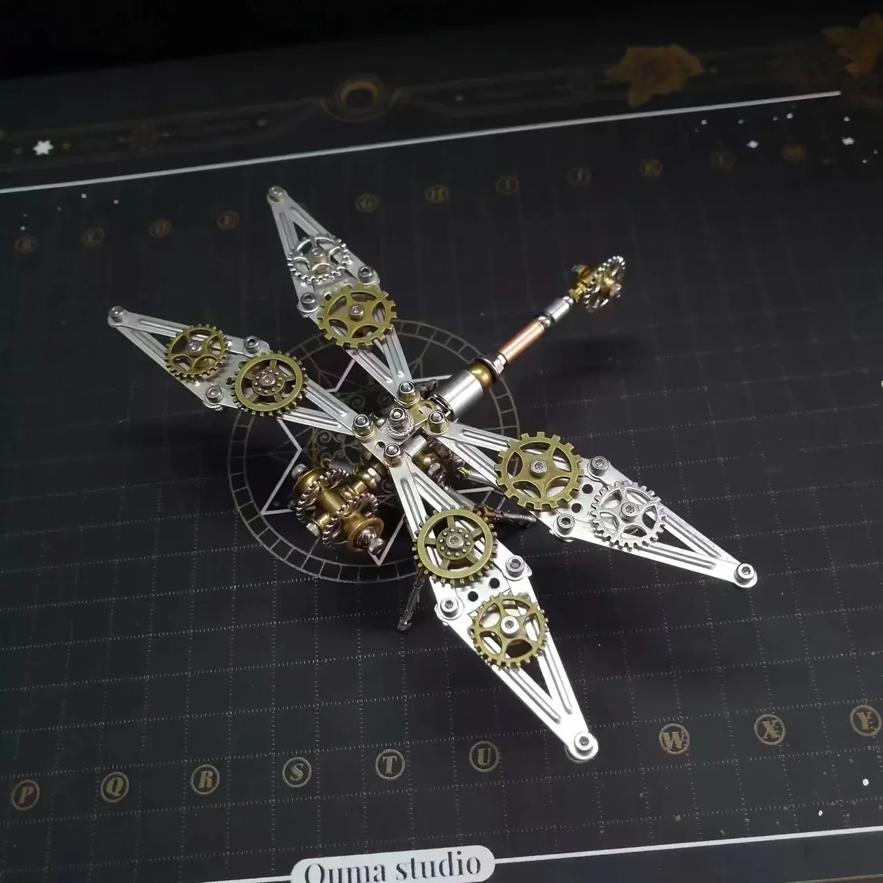 Steampunk Mechanical Dragonfly 3D Metal Puzzle - Creative DIY Assembly Kit, Preferred for Boys Christmas Gifts
Steampunk Mechanical Dragonfly 3D Metal Puzzle - Creative DIY Assembly Kit, Preferred for Boys Christmas Gifts