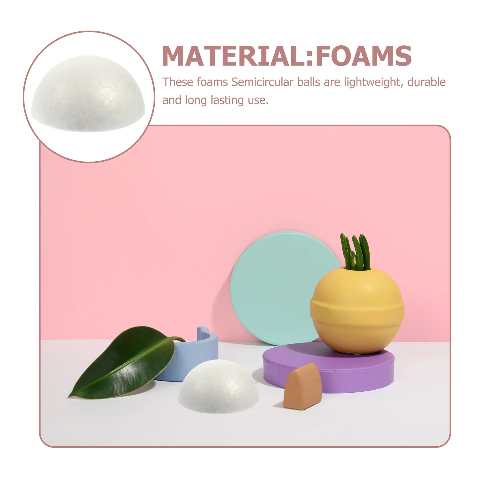 30pcs Foam Balls Craft Decorations Smooth Semicircular White Balls For Diy Painting Projects Wedding Party Supplies Handmade
30pcs Foam Balls Craft Decorations Smooth Semicircular White Balls For Diy Painting Projects Wedding Party Supplies Handmade