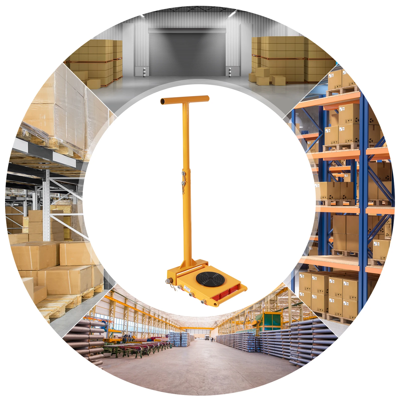 15T Machinery Skate Dolly Machine Skates Industrial Machinery Mover with Handle Carbon Steel Machinery Moving Skate with 9 PU Wheels
15T Machinery Skate Dolly Machine Skates Industrial Machinery Mover with Handle Carbon Steel Machinery Moving Skate with 9 PU Wheels
