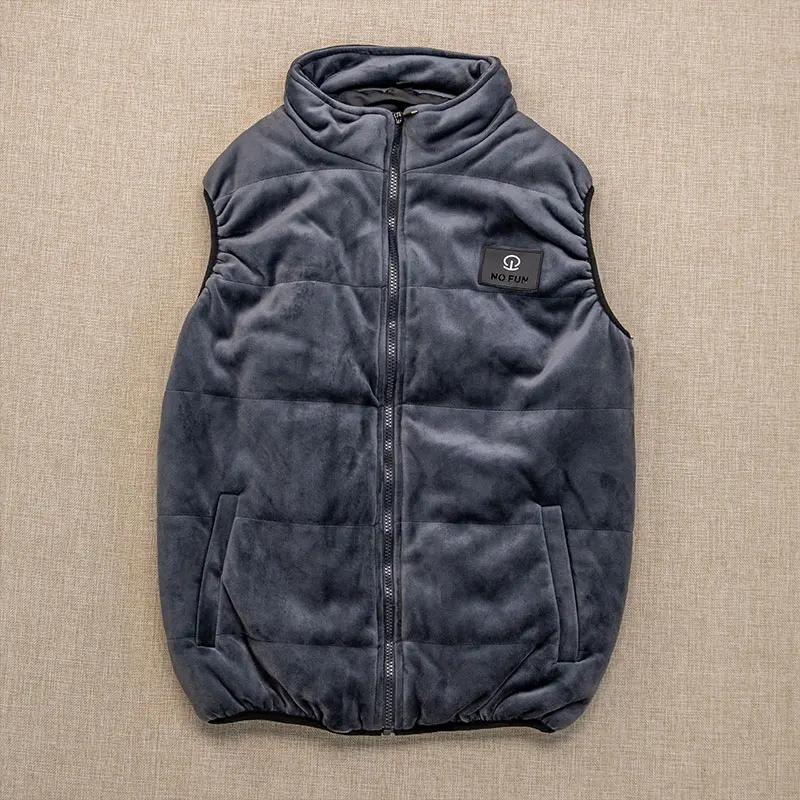 Men's Thiened Casual Loose Vest Autumn Winter Faion Big Brand Goods Zipper Decoration Polyester Fiber Spandex Elastic Fiber
Men's Thiened Casual Loose Vest Autumn Winter Faion Big Brand Goods Zipper Decoration Polyester Fiber Spandex Elastic Fiber