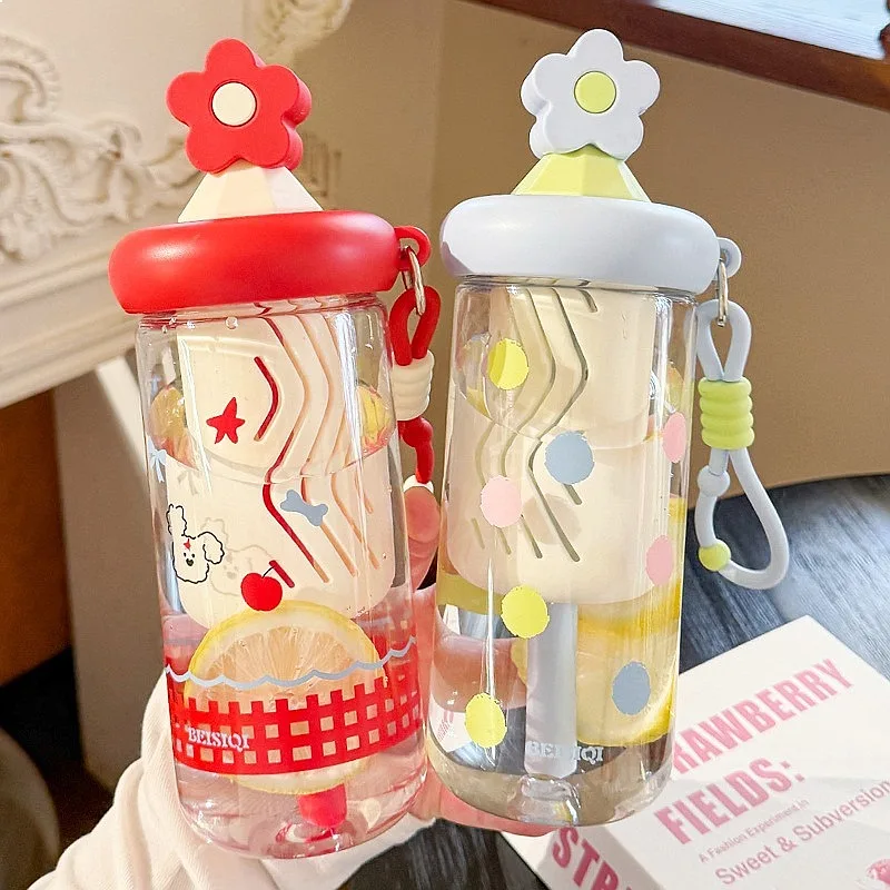 2026 New Handheld Flower Tea Straw Cup Cute Large Capacity Glass Cup High Appearance Small Flower Water Bottle Wholesale
2026 New Handheld Flower Tea Straw Cup Cute Large Capacity Glass Cup High Appearance Small Flower Water Bottle Wholesale