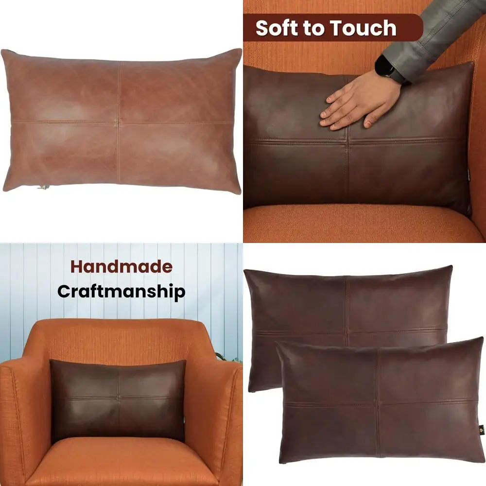 100% Lambskin Leather Pillow Cover - Sofa Cushion Case - Living Room & Bedroom Decorative Throw Covers
100% Lambskin Leather Pillow Cover - Sofa Cushion Case - Living Room & Bedroom Decorative Throw Covers