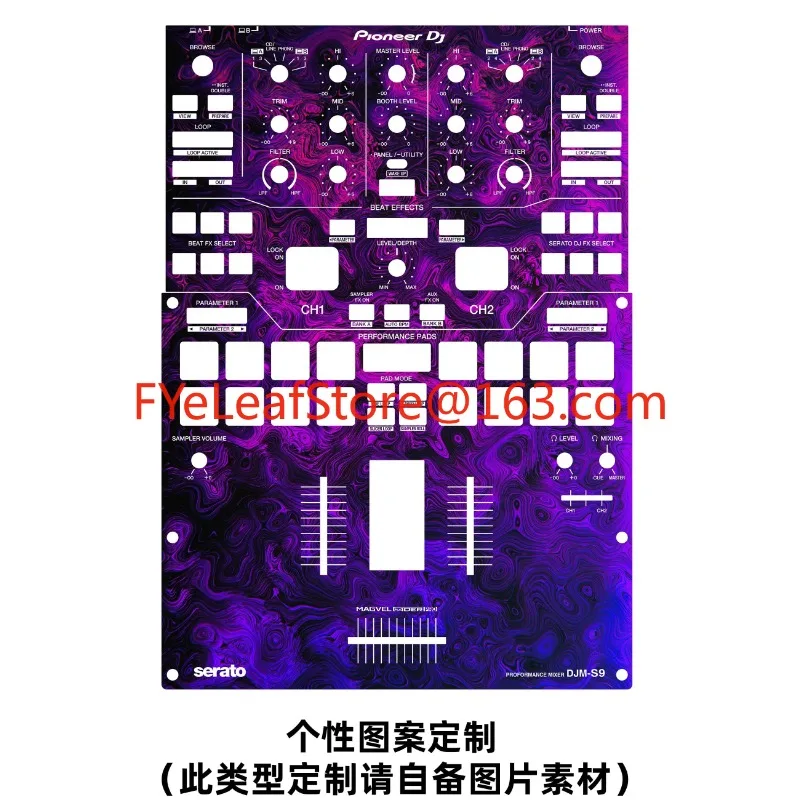 DJM-S9 Mixer Panel Film, Colorful Sticker, Can Be Customized(Self Adhesive Film, Not A Device)
DJM-S9 Mixer Panel Film, Colorful Sticker, Can Be Customized(Self Adhesive Film, Not A Device)