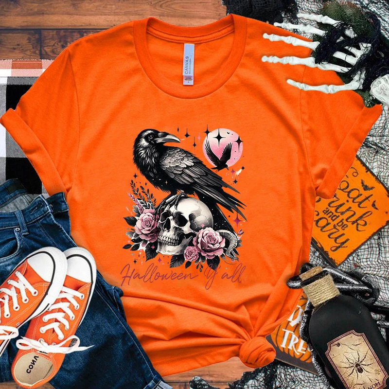Funny Halloween Y'All Printed T-Shirts Fashion Women Summer Tee Shirt Unisex Casual Short Sleeve Round Neck Tops T-Shirts
Funny Halloween Y'All Printed T-Shirts Fashion Women Summer Tee Shirt Unisex Casual Short Sleeve Round Neck Tops T-Shirts