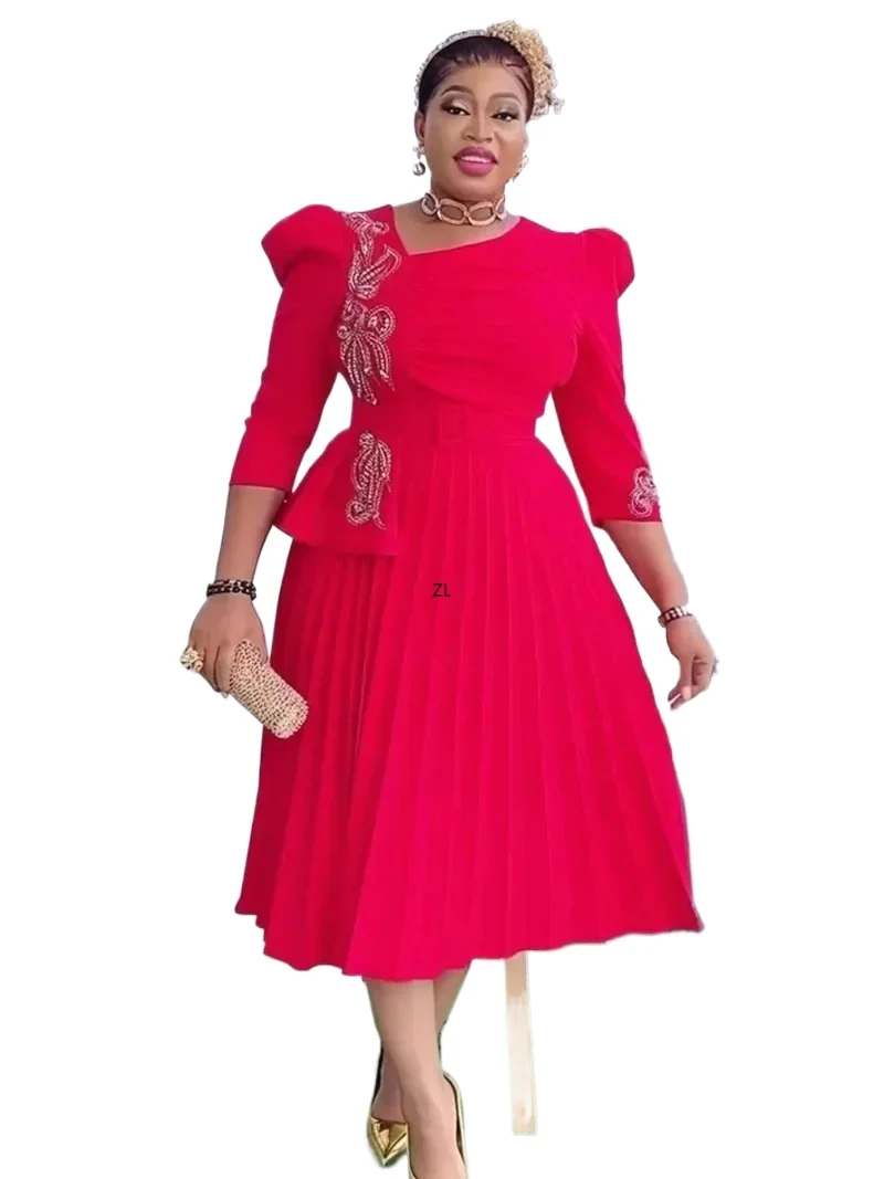 Elegant plus Size African Dashiki Ankara Women's Dress 2026 Wedding Party Robe Office Lady Outfit Comfortable African Clothing
Elegant plus Size African Dashiki Ankara Women's Dress 2026 Wedding Party Robe Office Lady Outfit Comfortable African Clothing