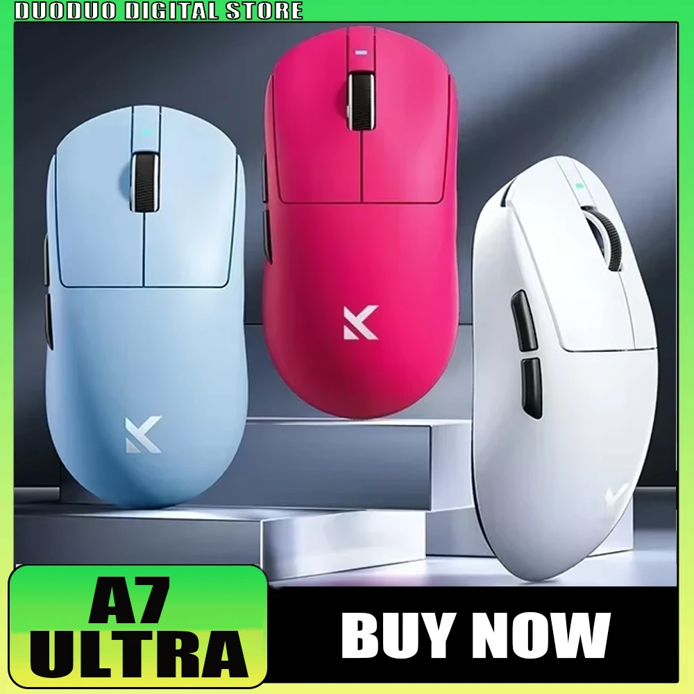 MCHOSE A7 Wireless Mouse Bluetooth PAW3395 Three Mode Low Delay Gaming Mouse Lightweight Customization PC Gamer Accessories Gift
MCHOSE A7 Wireless Mouse Bluetooth PAW3395 Three Mode Low Delay Gaming Mouse Lightweight Customization PC Gamer Accessories Gift