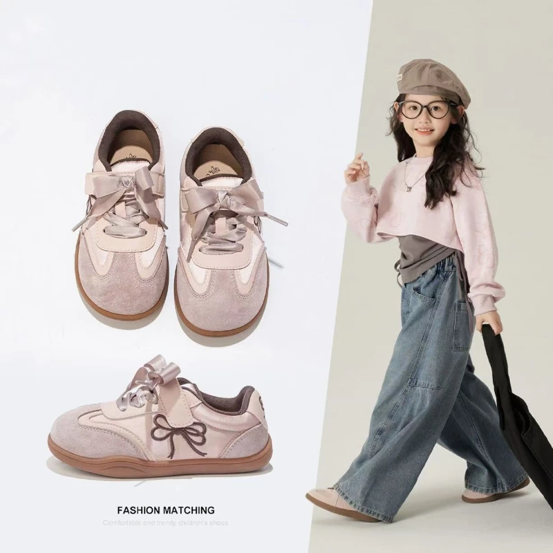 2025 Spring New Children Casual Sneakers for Girls Fashion Korean Style Soft Anti-slippery Versatile Chic Sweet Bowtie Shoes
2025 Spring New Children Casual Sneakers for Girls Fashion Korean Style Soft Anti-slippery Versatile Chic Sweet Bowtie Shoes