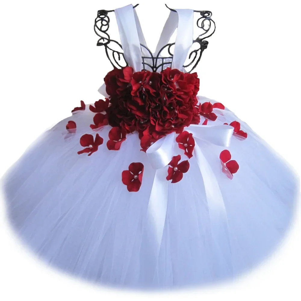 Hydrangea Flower Girl Tutu Dress Tulle Flowers Fairy Princess Dress Ball Gown Kids Wedding Birthday Party Dresses for Girls Robe
Hydrangea Flower Girl Tutu Dress Tulle Flowers Fairy Princess Dress Ball Gown Kids Wedding Birthday Party Dresses for Girls Robe