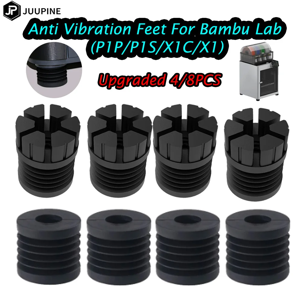 For Bambu Lab 3D Printer Anti Vibration Feet For Bambu Lab X1 Series And P1P Universal Rubber Foot Anti-slip Rubber Shock Pad
For Bambu Lab 3D Printer Anti Vibration Feet For Bambu Lab X1 Series And P1P Universal Rubber Foot Anti-slip Rubber Shock Pad