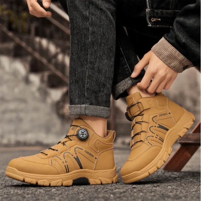 2026New Men's Shoes Fashion Leather Casual Shoes Men High Top Sneakers Luxury Tennis Training Shoe Ankle Boots Zapatillas Hombre
2026New Men's Shoes Fashion Leather Casual Shoes Men High Top Sneakers Luxury Tennis Training Shoe Ankle Boots Zapatillas Hombre