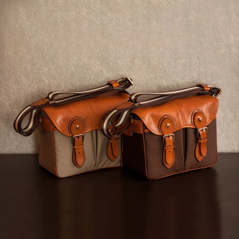Italian cowhide for Sony A7R3 R4a Canon micro-single photography shoulder camera bag
Italian cowhide for Sony A7R3 R4a Canon micro-single photography shoulder camera bag