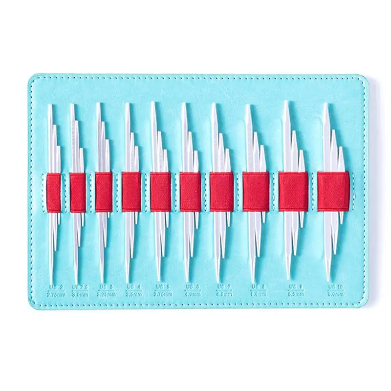 A25F-Knitting Tools, 3-Pack Detachable Needles, 5+8+11.5Cm Aluminum Oxide Square Knitting Set With Storage Bag For E56E
A25F-Knitting Tools, 3-Pack Detachable Needles, 5+8+11.5Cm Aluminum Oxide Square Knitting Set With Storage Bag For E56E