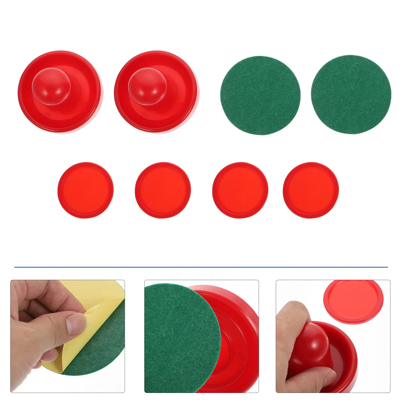 1Set Air Hockey Accessories Replacement Set Professional Grade Paddles and Pucks Fit Most Tables Tough Plastic Construction
1Set Air Hockey Accessories Replacement Set Professional Grade Paddles and Pucks Fit Most Tables Tough Plastic Construction