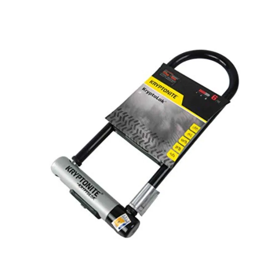 Kryptonite Kryptolok Series 2 LS Bicycle U-Lock 4-Inch x 11.5-Inch Steel Black Anti-Theft Security Lock with Built-in Cable
Kryptonite Kryptolok Series 2 LS Bicycle U-Lock 4-Inch x 11.5-Inch Steel Black Anti-Theft Security Lock with Built-in Cable