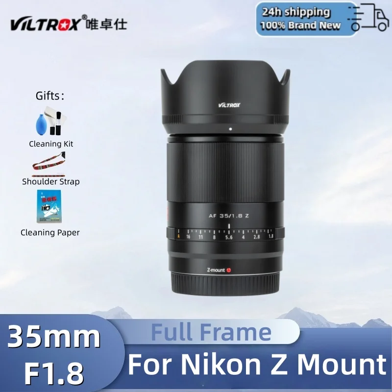 Полнокадровый стандартный объектив VILTROX 35 мм F1.8 AF с автофокусом для камеры Sony E FE с креплением A7MIII A7RII A7MIV
Полнокадровый стандартный объектив VILTROX 35 мм F1.8 AF с автофокусом для камеры Sony E FE с креплением A7MIII A7RII A7MIV