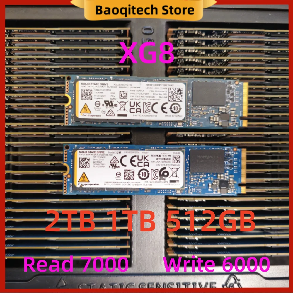 Новый твердотельный накопитель SSD XG8 512G 1T 2T для интерфейса KIOXIA M.2 2280 протокол NVME Pcie4.0 настольный ноутбук поддержка PS5
Новый твердотельный накопитель SSD XG8 512G 1T 2T для интерфейса KIOXIA M.2 2280 протокол NVME Pcie4.0 настольный ноутбук поддержка PS5