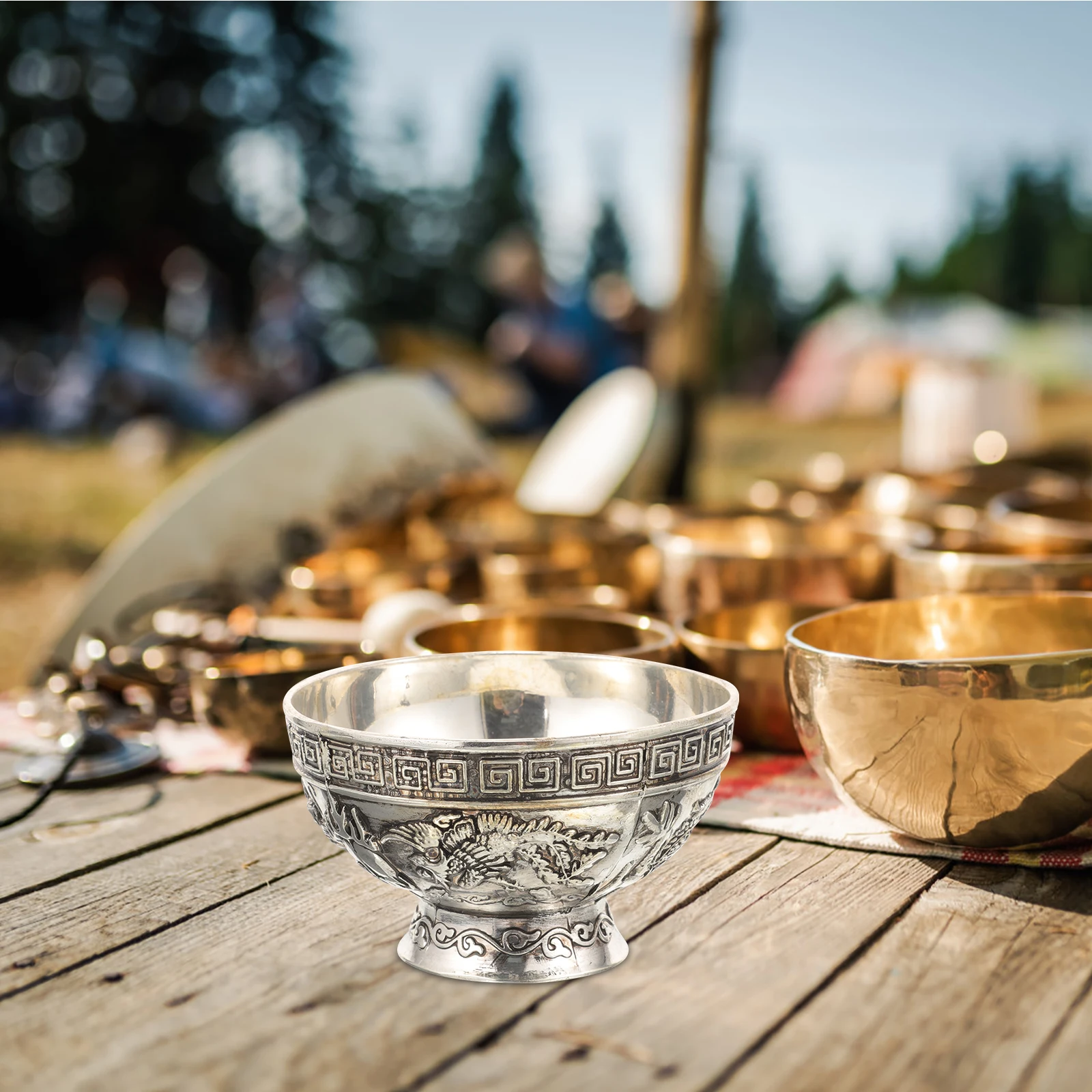Dragon Phoenix Buddha Worship Bowl Religious Offering Bowl Water Cup for Temple Cultural Decorative
Dragon Phoenix Buddha Worship Bowl Religious Offering Bowl Water Cup for Temple Cultural Decorative