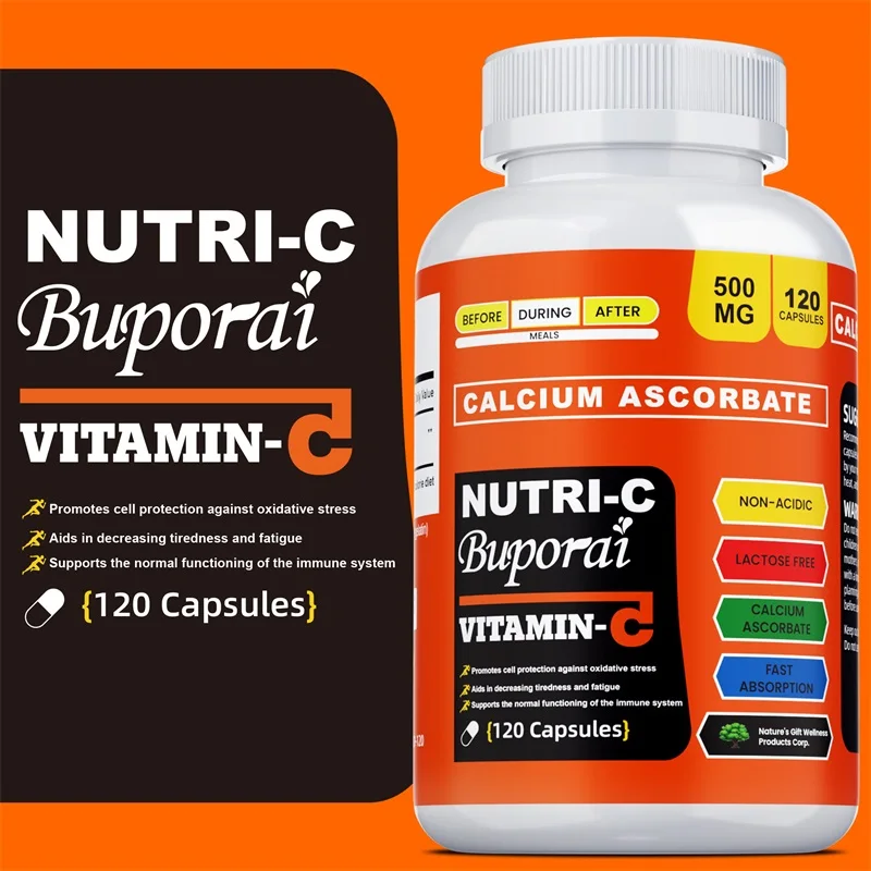 Vitamin C Supplement Powerful Antioxidant That Supports Cellular Energy Production, Immune System and Improves Skin
Vitamin C Supplement Powerful Antioxidant That Supports Cellular Energy Production, Immune System and Improves Skin