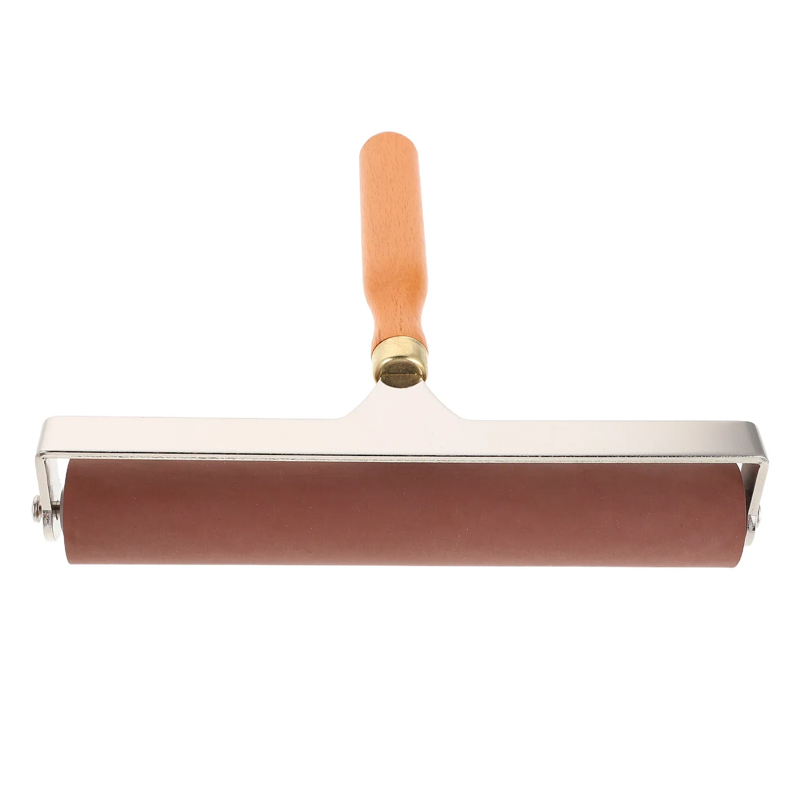 Rubber Brayers Roller for Printmaking 20Cm Soft Ink Hand Roller Wood Handle Craft Tool for Gel Printing Monoprint Decoupage Glue
Rubber Brayers Roller for Printmaking 20Cm Soft Ink Hand Roller Wood Handle Craft Tool for Gel Printing Monoprint Decoupage Glue