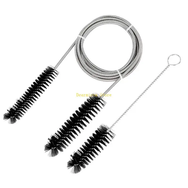 P0UE Double Ended Flexible Spring Bent Pipe Cleaner Brushes Set Steel Drain Brush for Aquariums and Lab Use Cleaning Tool
P0UE Double Ended Flexible Spring Bent Pipe Cleaner Brushes Set Steel Drain Brush for Aquariums and Lab Use Cleaning Tool