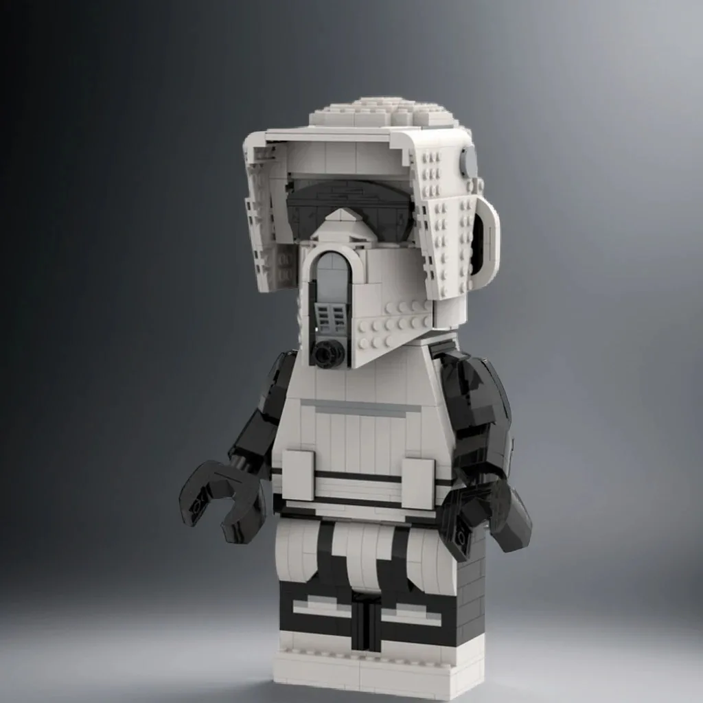 538PCS Maxifigure Stand Scout Trooper Helmet MOC Star Batter Display Accessory Model Education Building Blocks Gift
538PCS Maxifigure Stand Scout Trooper Helmet MOC Star Batter Display Accessory Model Education Building Blocks Gift
